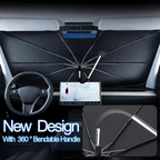 Universal Foldable Car Windshield Sunshade Umbrella – UV & Heat Protection for All Cars ☀️🚗
