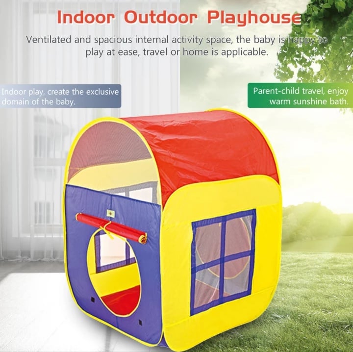 Kids Pop Tent Play House Foldable Baby Camp House