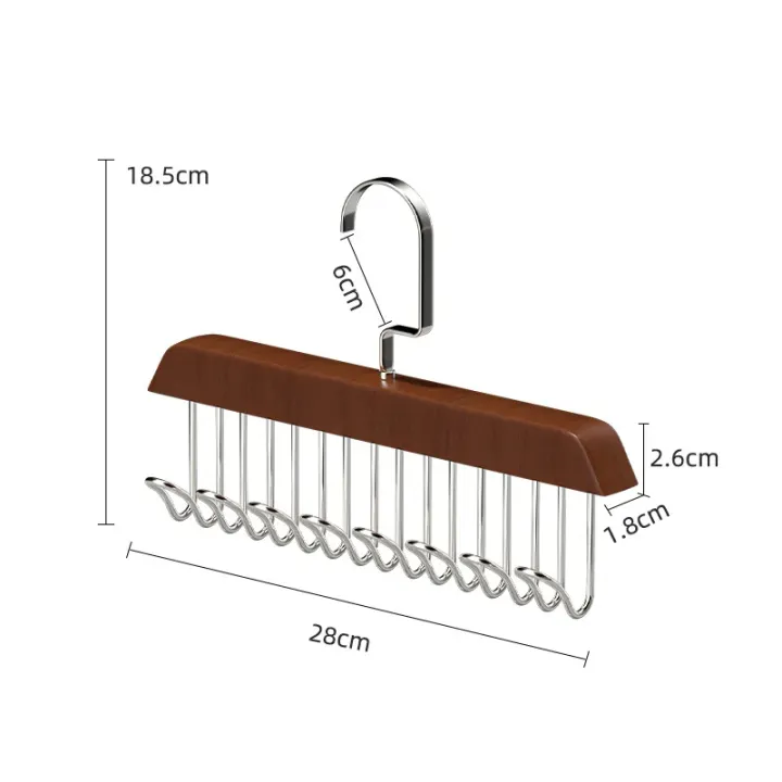 ooks wooden hanger simple strong design keeps clothes organized neatly