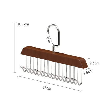 ooks wooden hanger simple strong design keeps clothes organized neatly