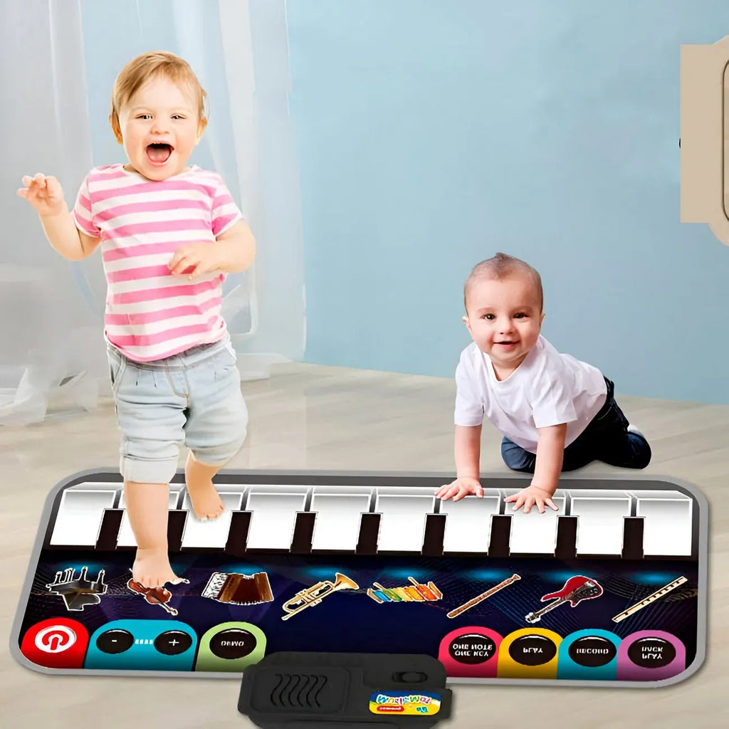 Paino Music Mat with Music Sounds with 10 Keys, Musical Toys