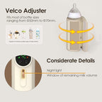 Portable Baby Bottle Warmer Temperature Display Portable Bottle Warmer Pouch Case