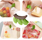 Magnetic banana sealing clip with airtight food seal compact size