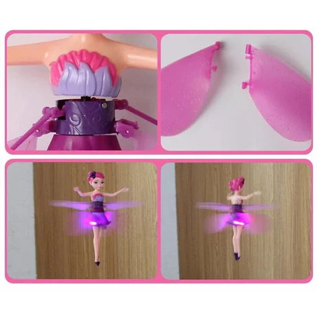 Imported Magic Flying Fairy Princess Doll Gesture Sensing For Kids