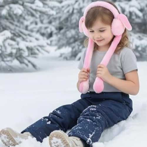 High Quality Earmuffs for Kids for Girls & Boys – Random Color