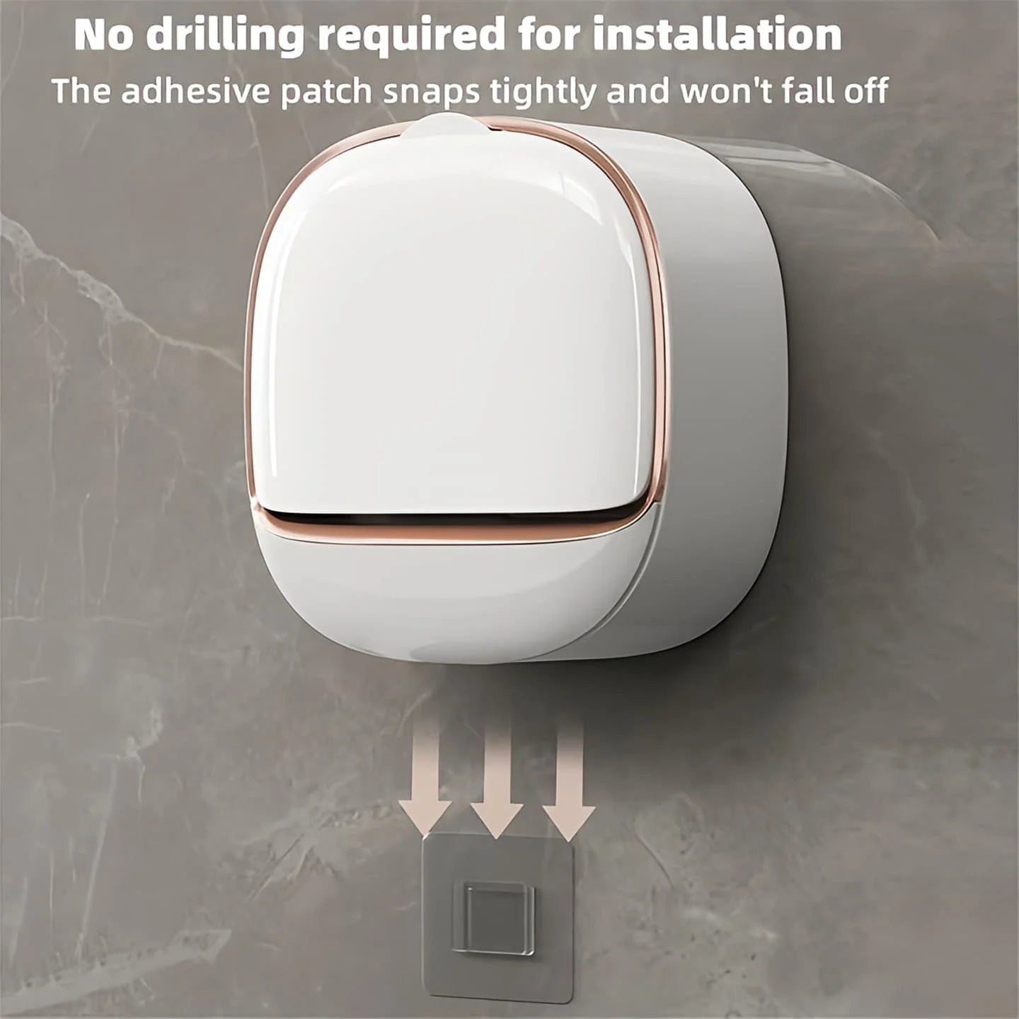 Wall-Mounted Soap Box Bathroom Drain Soap Dishes