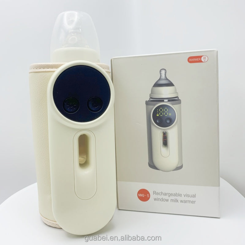 Portable Baby Bottle Warmer Temperature Display Portable Bottle Warmer Pouch Case