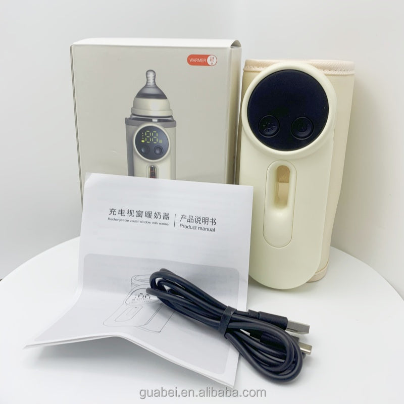 Portable Baby Bottle Warmer Temperature Display Portable Bottle Warmer Pouch Case